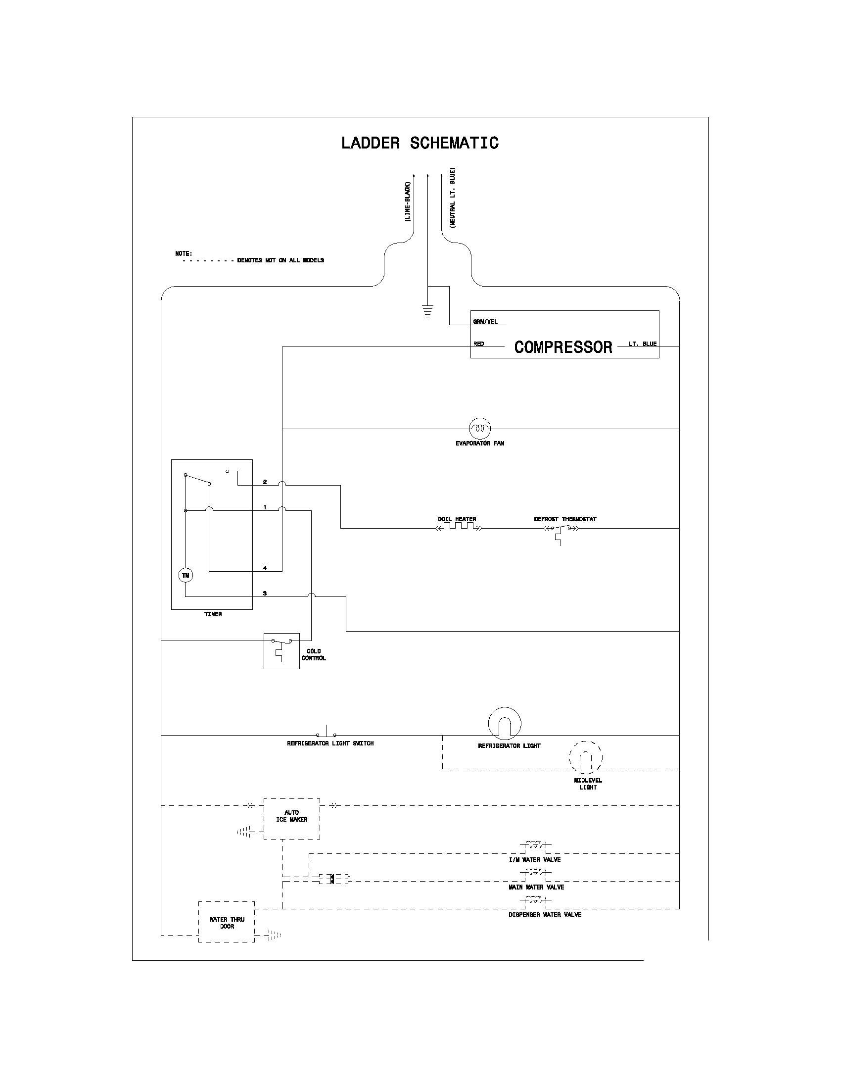 Kenmore 25376834401 wiring schematic diagram