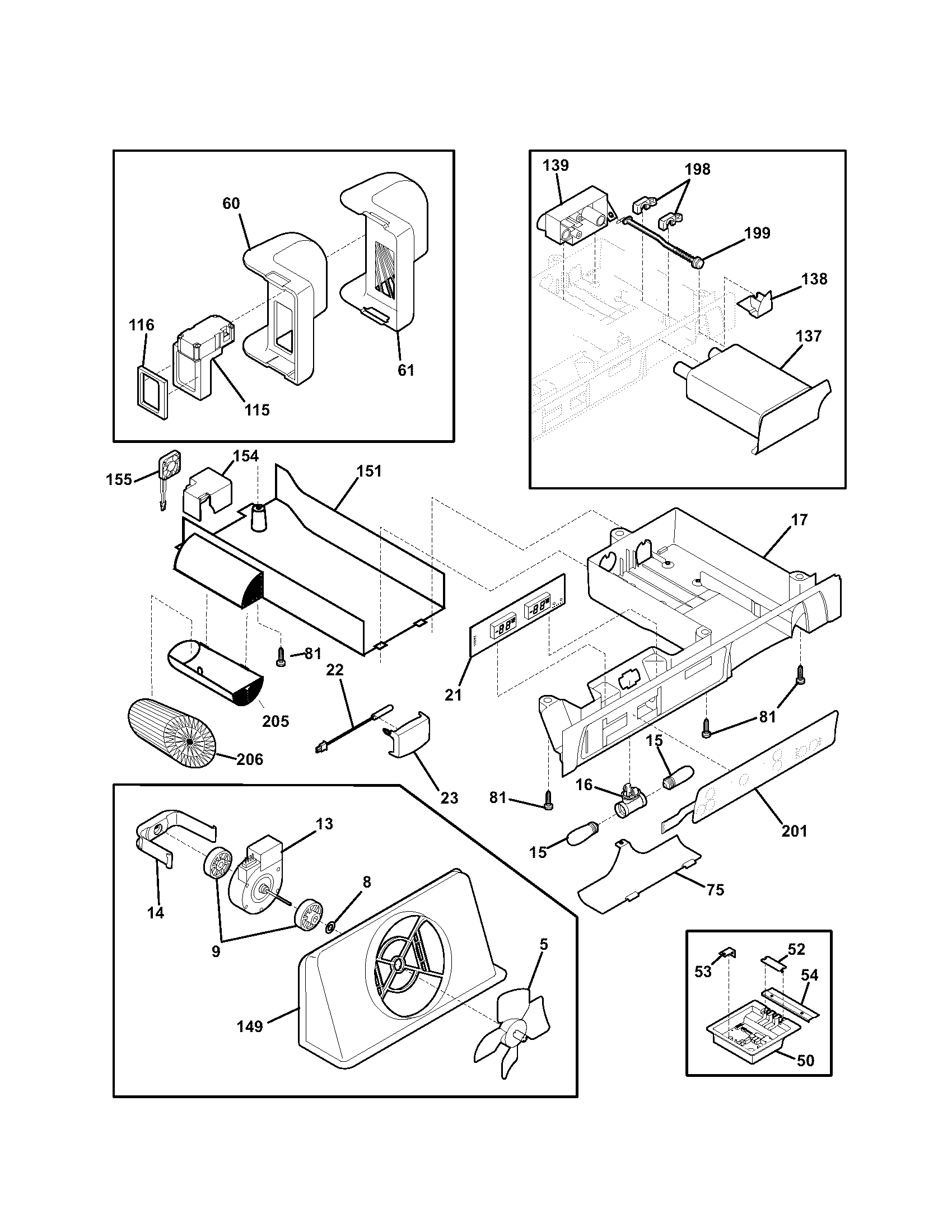 Kenmore Elite 25344303403 controls diagram