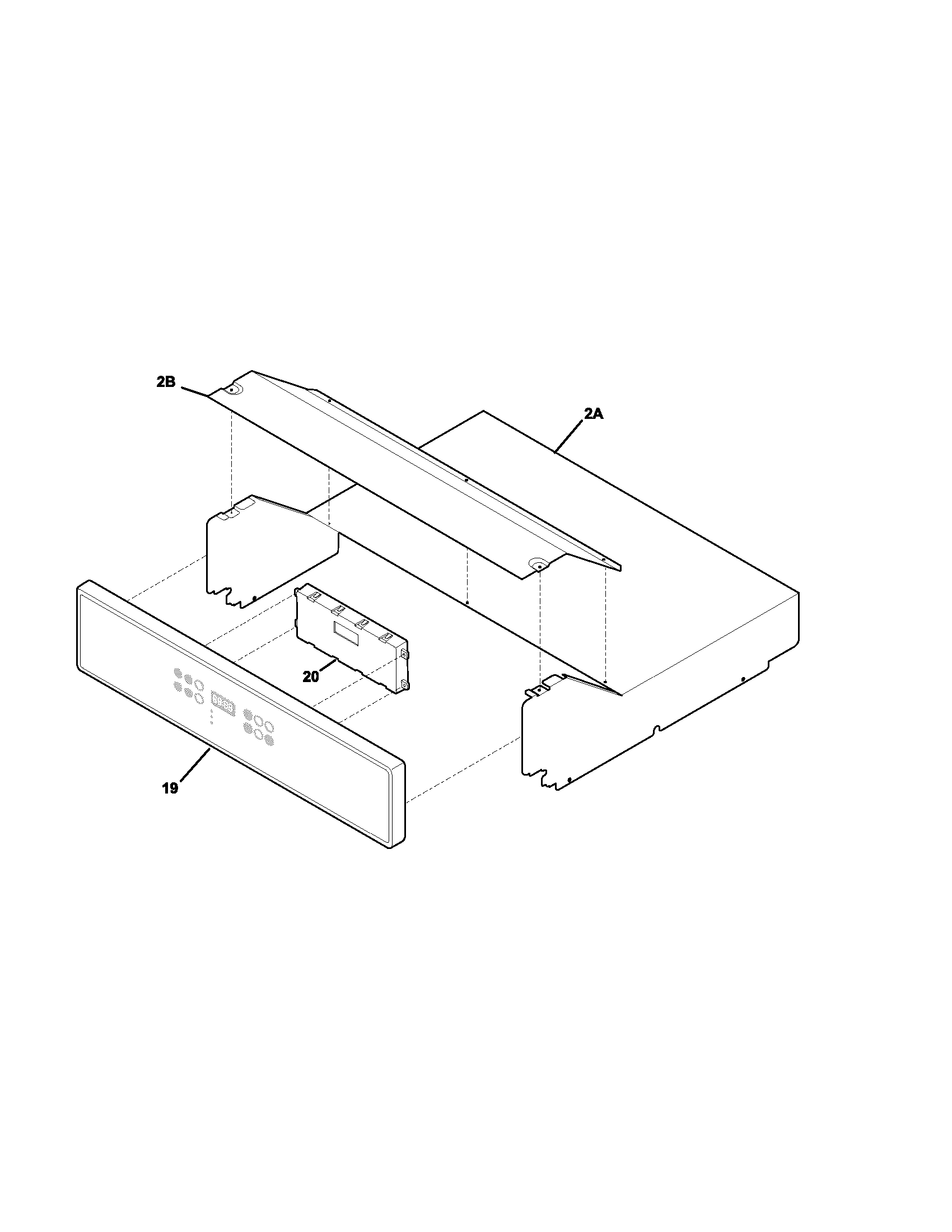 Frigidaire FEB30S6DSA control panel diagram