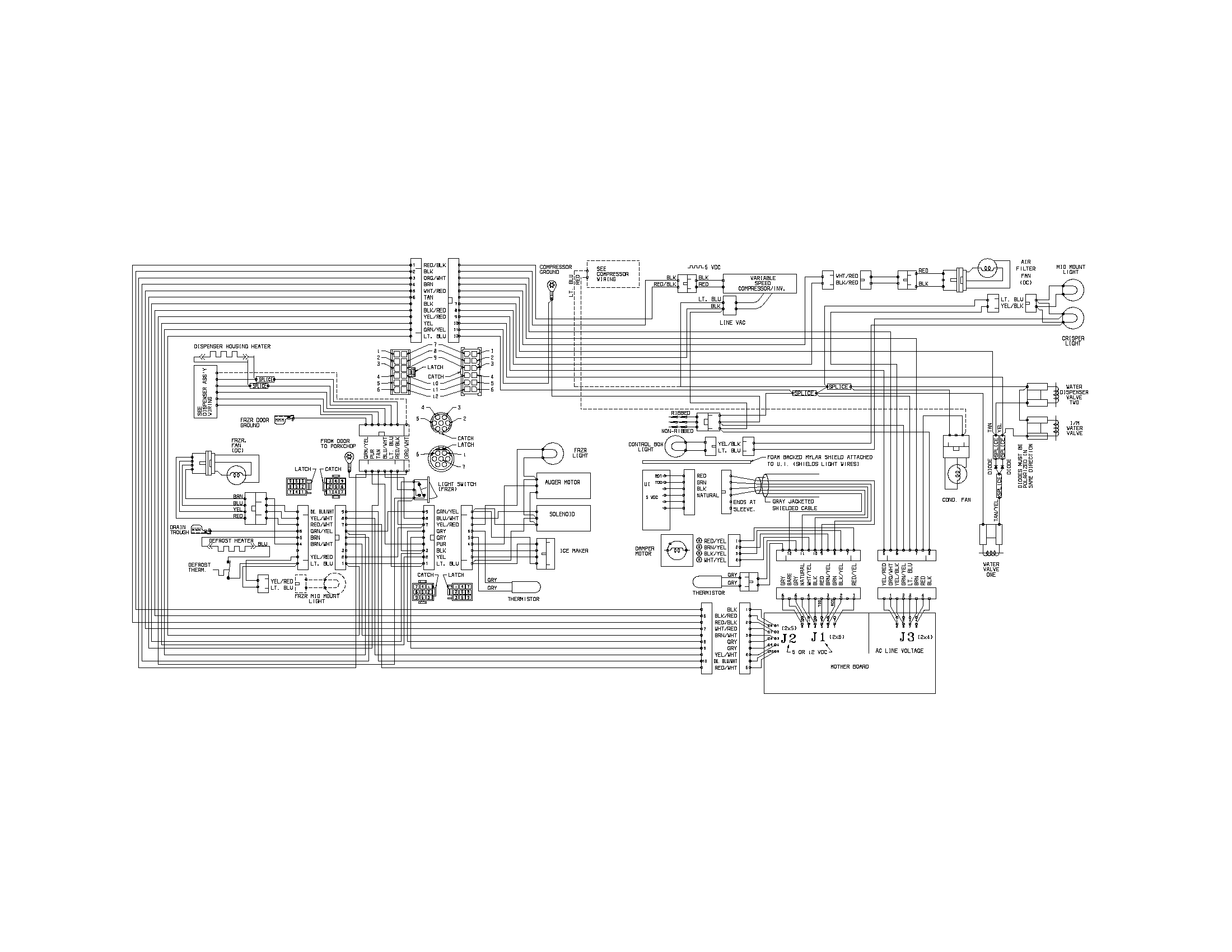 Frigidaire FLSC238DS2 wiring diagram diagram