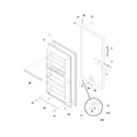 Frigidaire LFFU1765DW3 door diagram