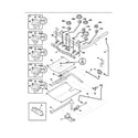 Frigidaire GLGF386DSA burner diagram