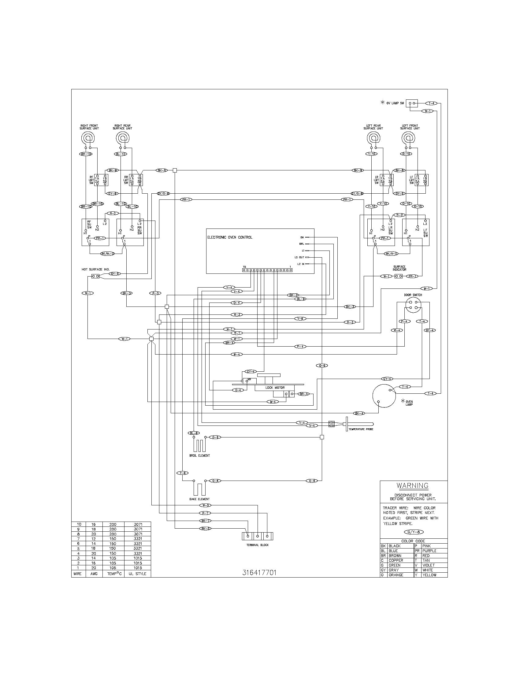 Tappan TEF360MXDSA wiring diagram diagram