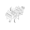 Frigidaire FGFL87DCA door diagram