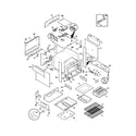 Frigidaire FGS367DSA body diagram