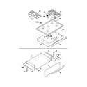 Frigidaire FGS367DSA top/drawer diagram