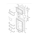 Frigidaire FRT21C5AWC door diagram