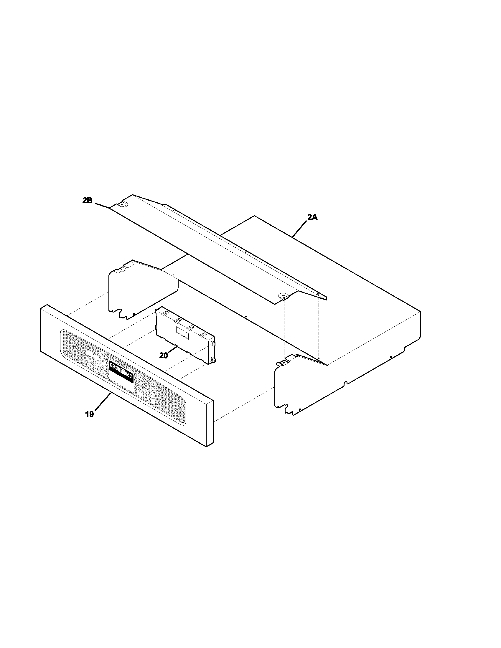 Frigidaire FEB27S7DCA control panel diagram