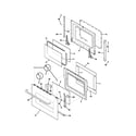Frigidaire FEB27S7DCA door diagram