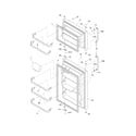 Frigidaire FRT21FG3DW4 door diagram