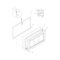 Frigidaire LFFC0724DW3 door diagram
