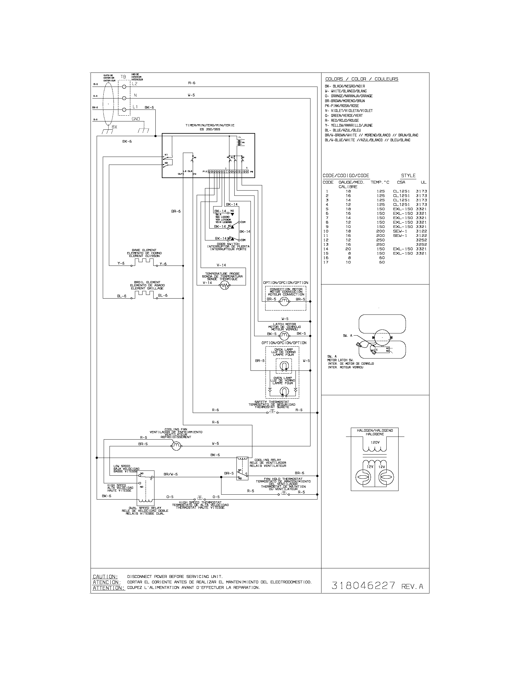 Frigidaire FEB27S5DCA wiring diagram diagram