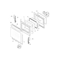 Frigidaire GLGF388DBB door diagram
