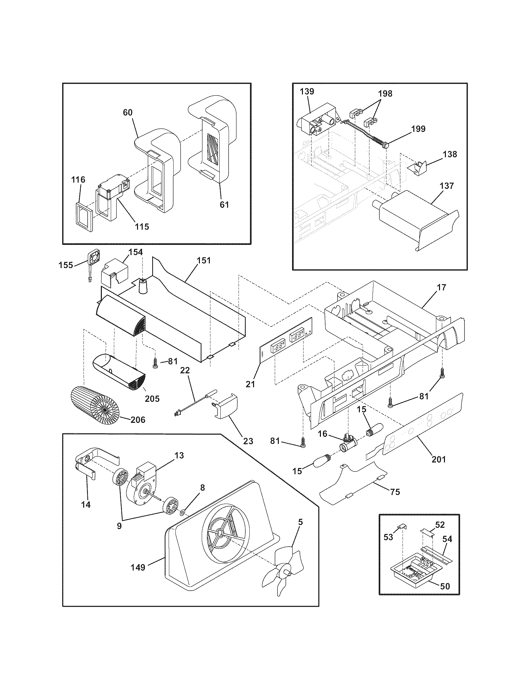Kenmore Elite 25344393401 controls diagram