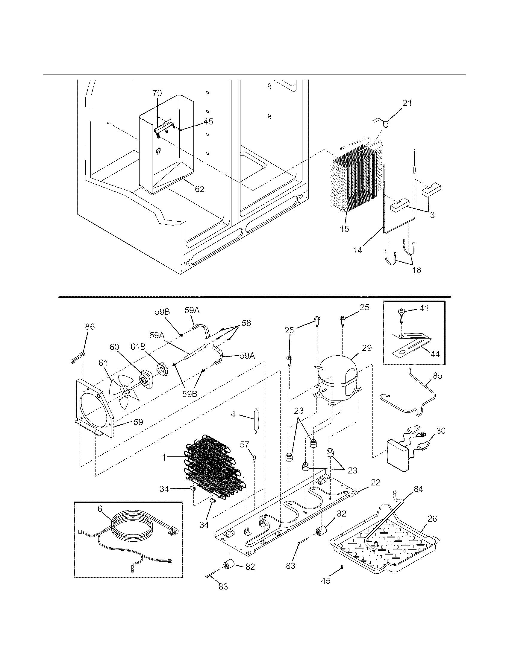 Kenmore Elite 25344393401 system diagram