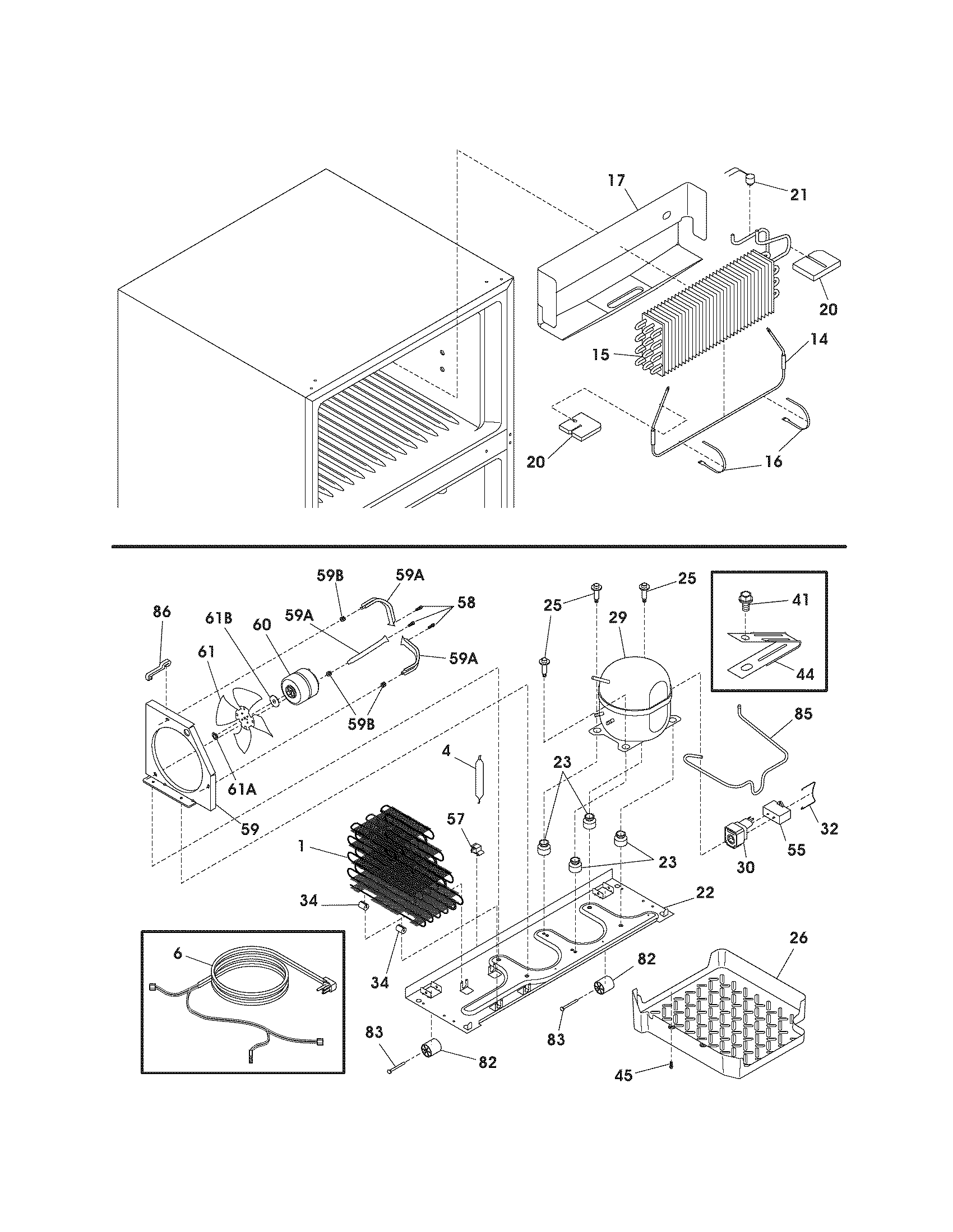 Kenmore 25374170404 system diagram