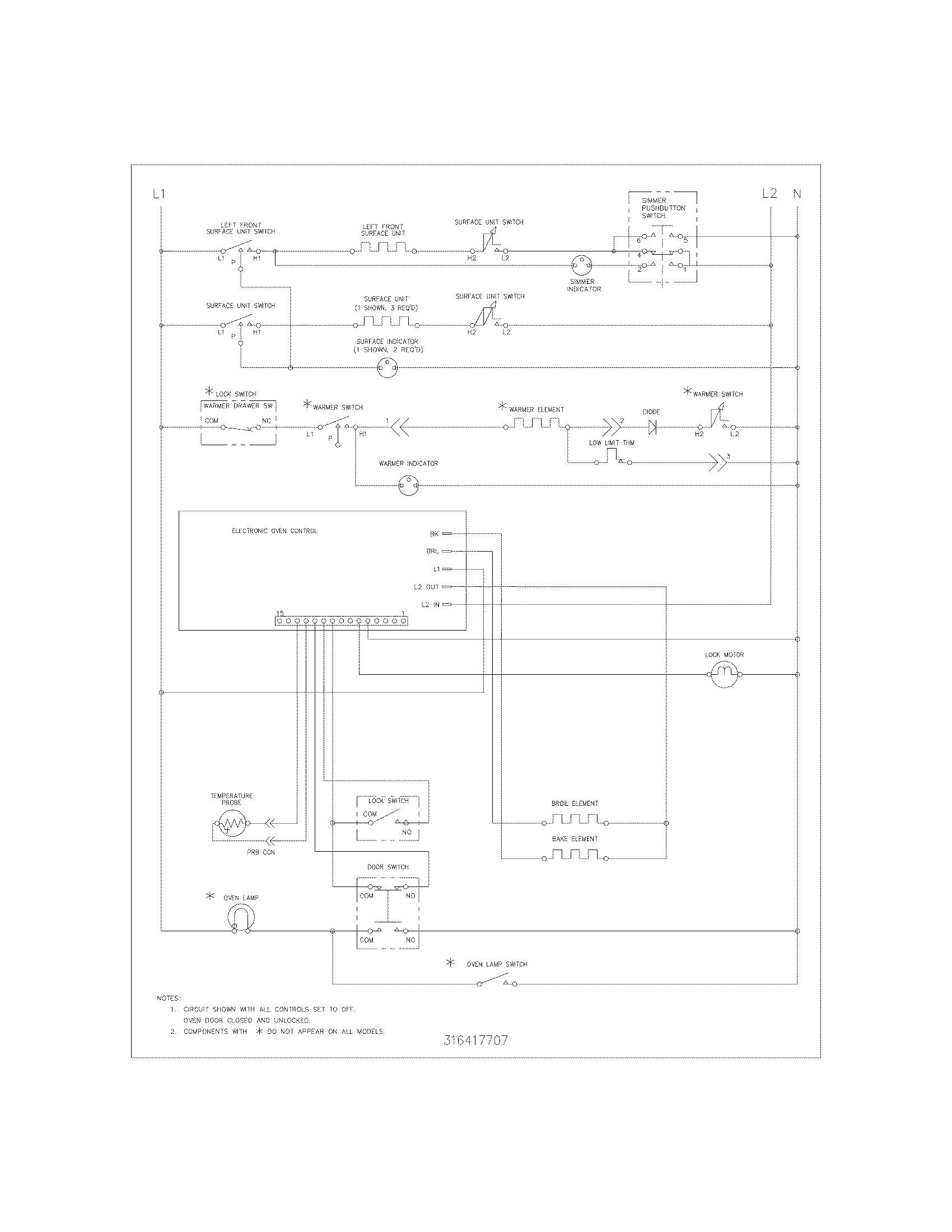 Kenmore 79094213401 wiring schematic diagram