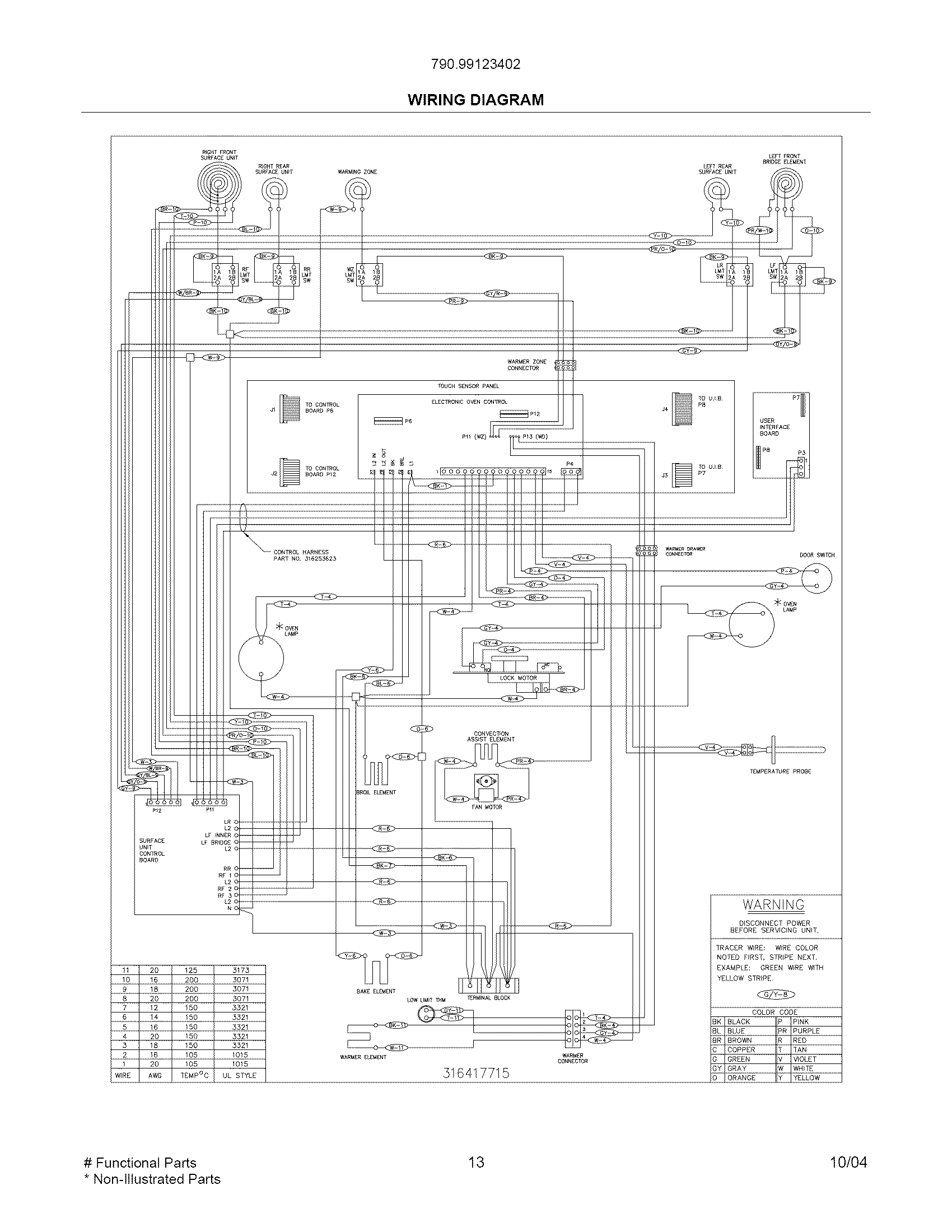 Kenmore Elite 79099123402 wiring diagram diagram