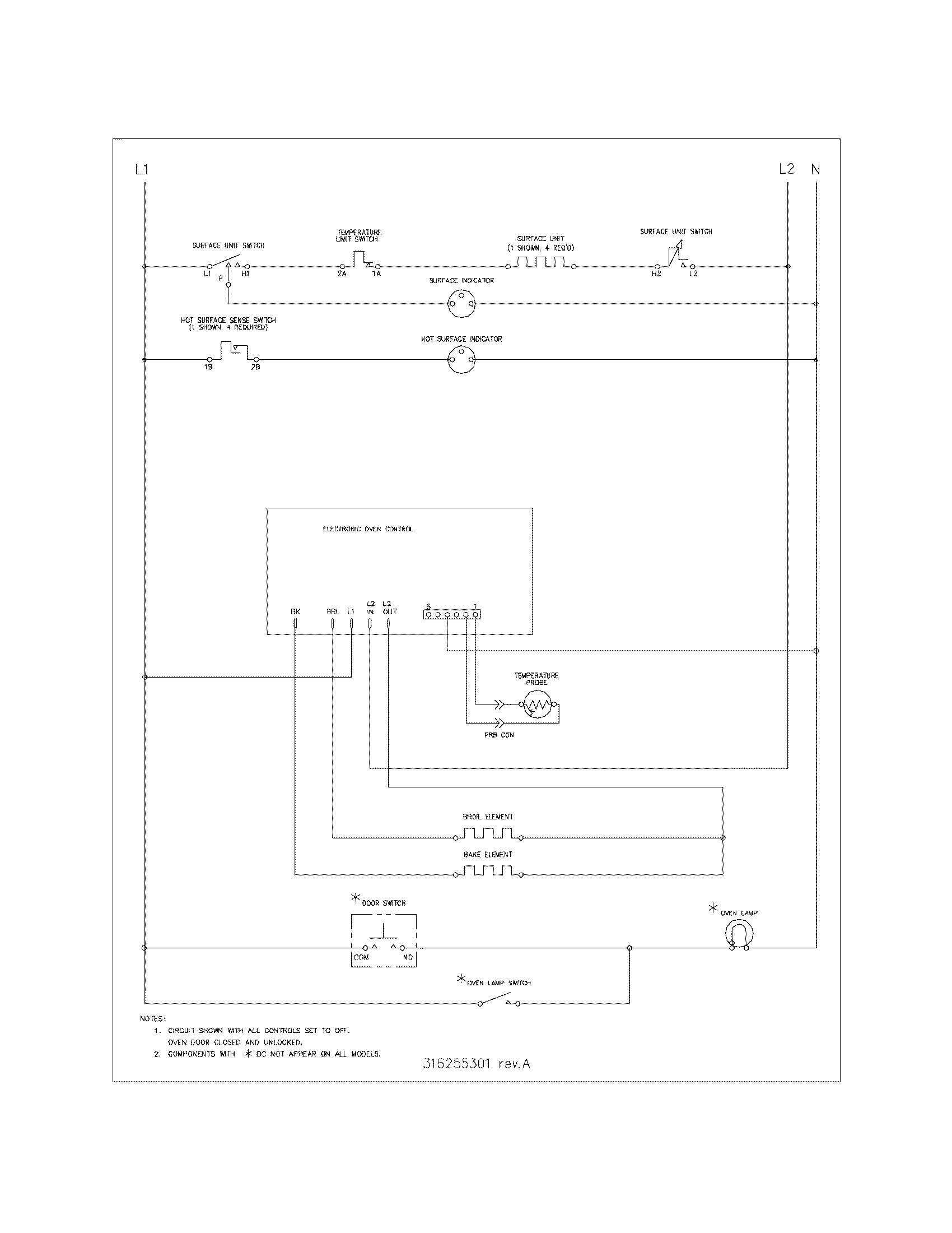 Kenmore 79095313304 wiring schematic diagram