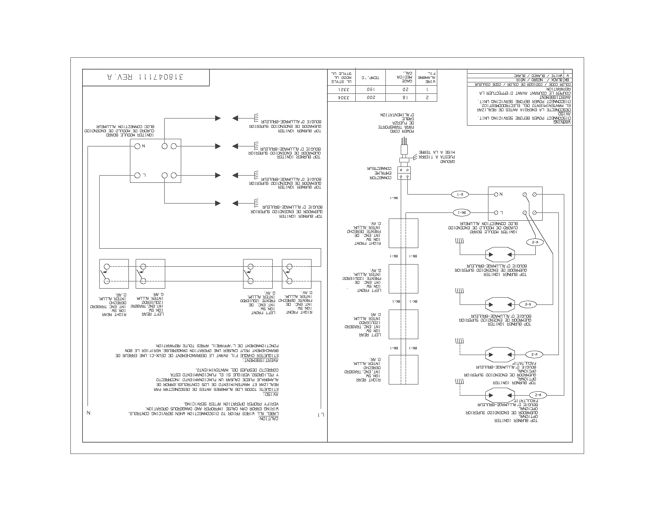 Frigidaire GLGC30S8KSB wiring diagram diagram