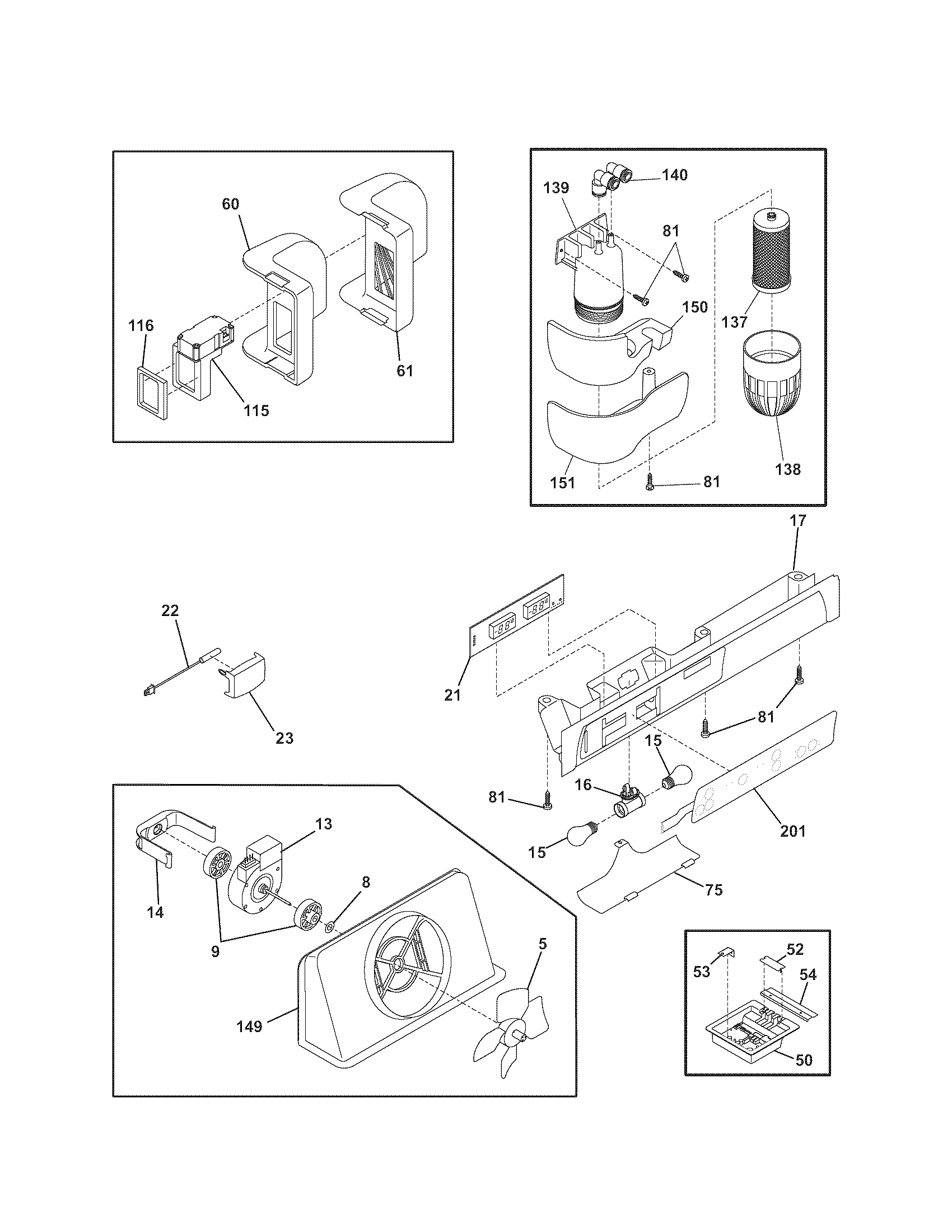 Kenmore 25344354405 controls diagram