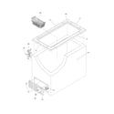 Frigidaire FFC05M1CW5 cabinet diagram