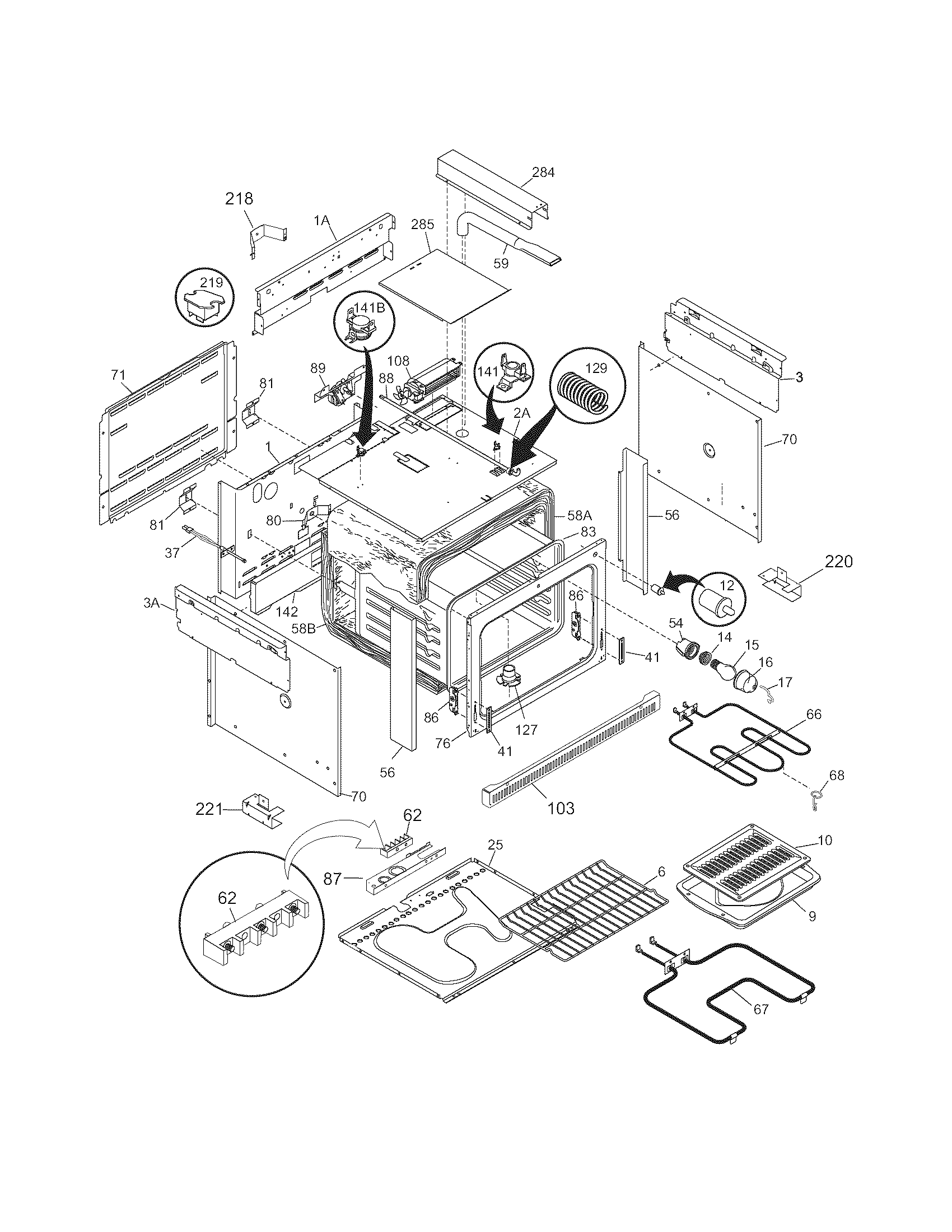 Kenmore 79045074401 body diagram