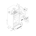 Frigidaire FRT18IL6DWA cabinet diagram