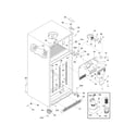 Kenmore 25376833402 cabinet diagram