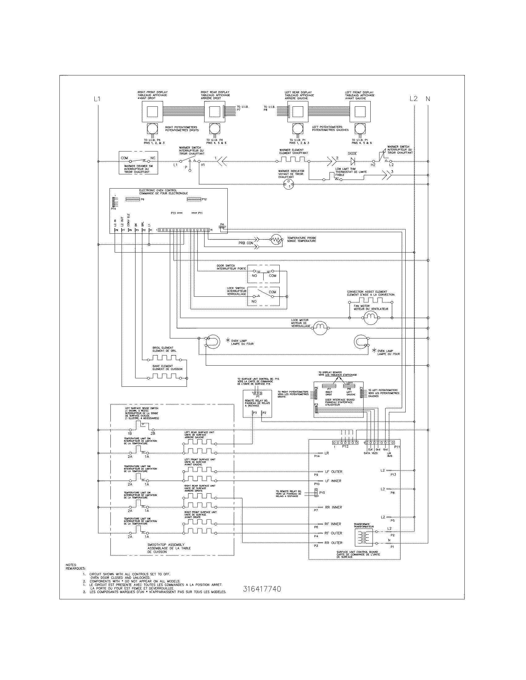 Frigidaire CPLEF398DCD wiring schematic diagram