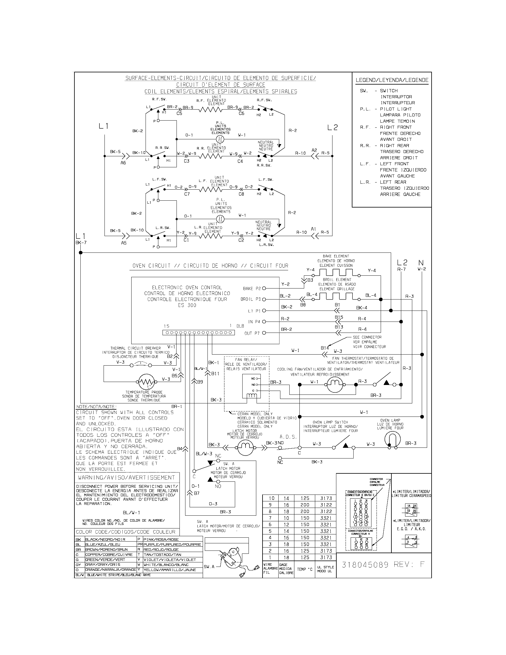 Frigidaire CFES367DC3 wiring diagram diagram