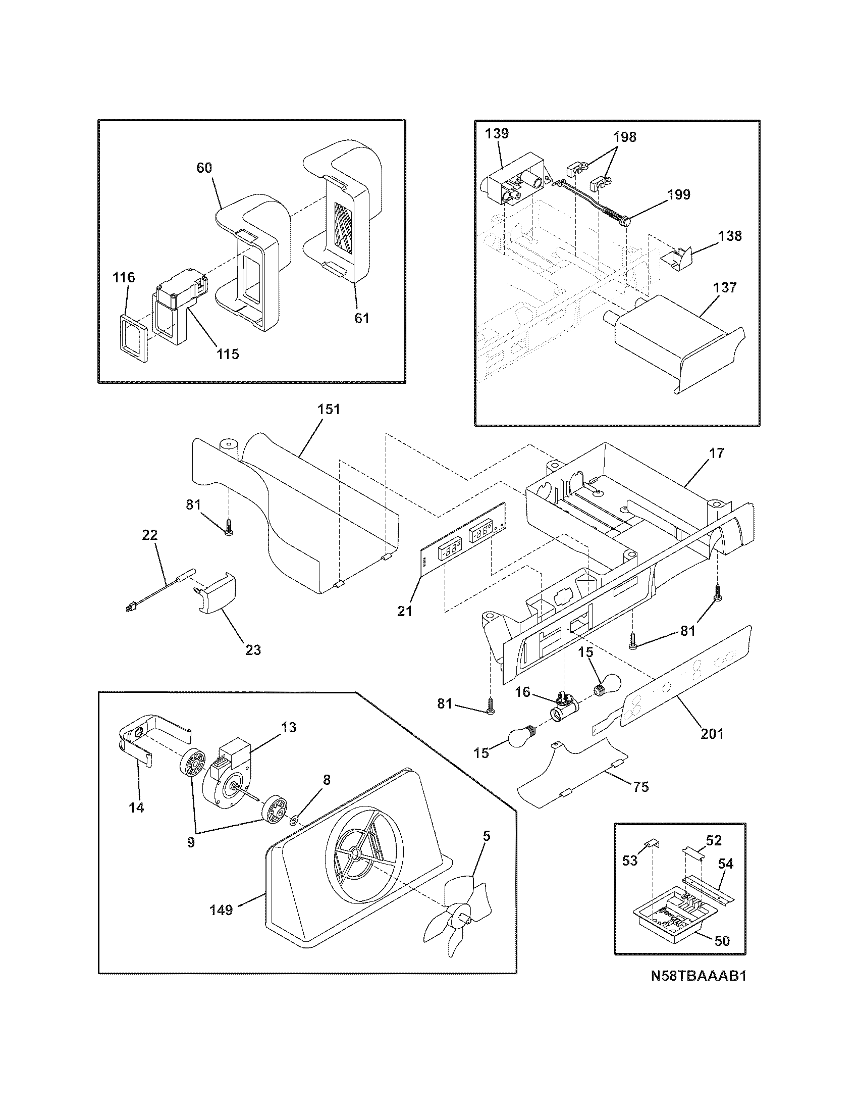 Frigidaire FSC23F7TDW3 controls diagram