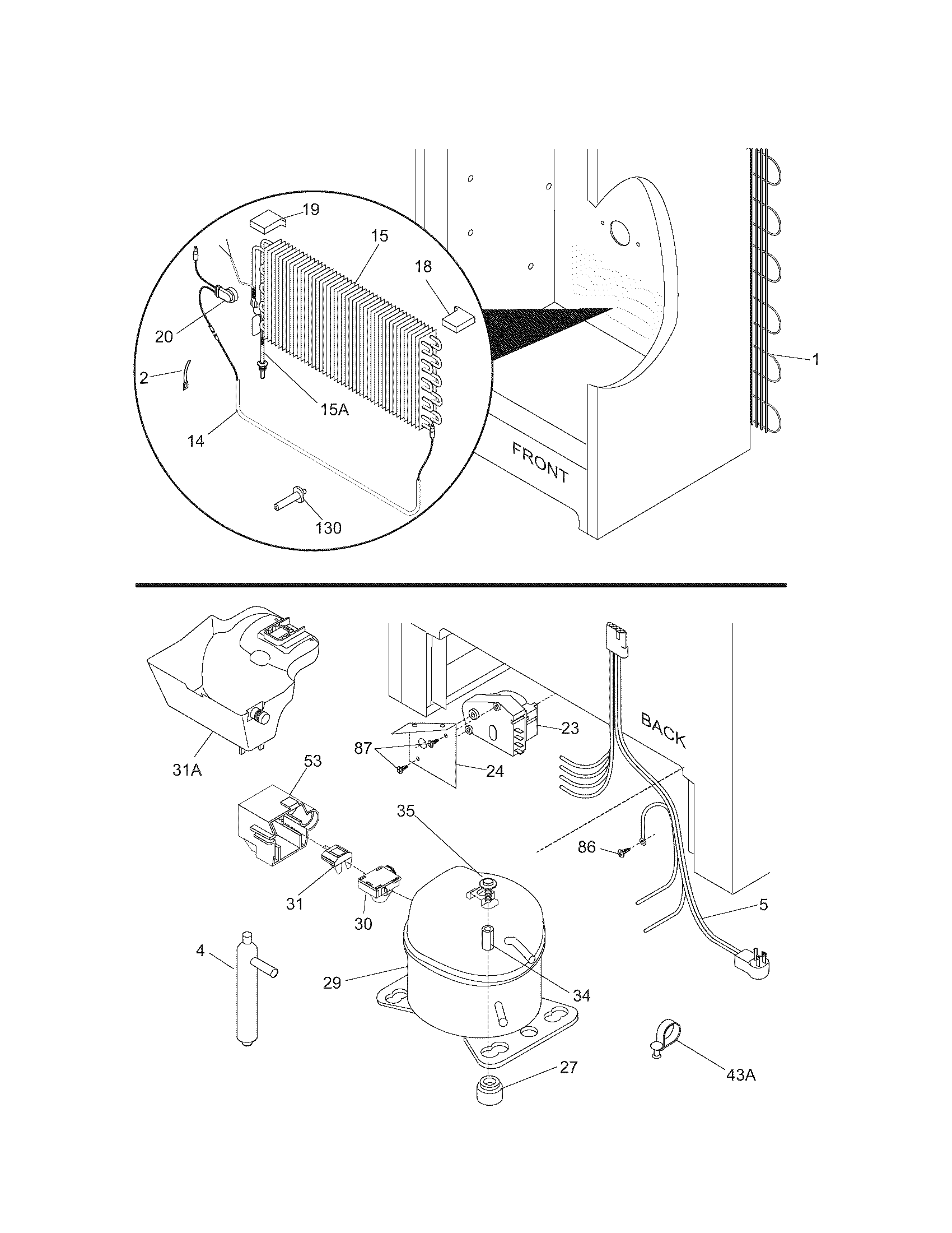 Kenmore 25324452103 system diagram