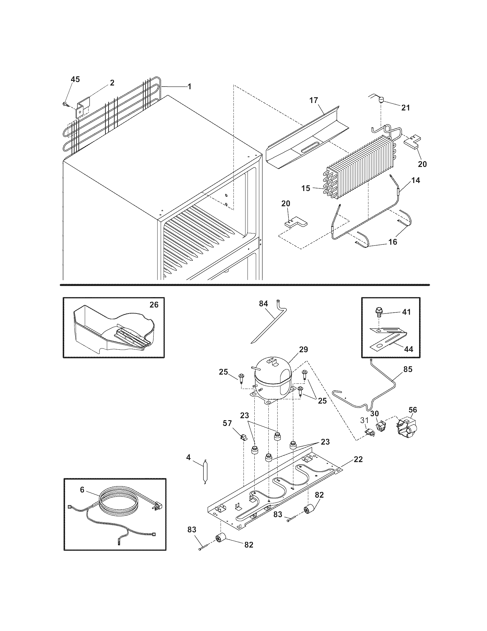 Kenmore 25374812406 system diagram