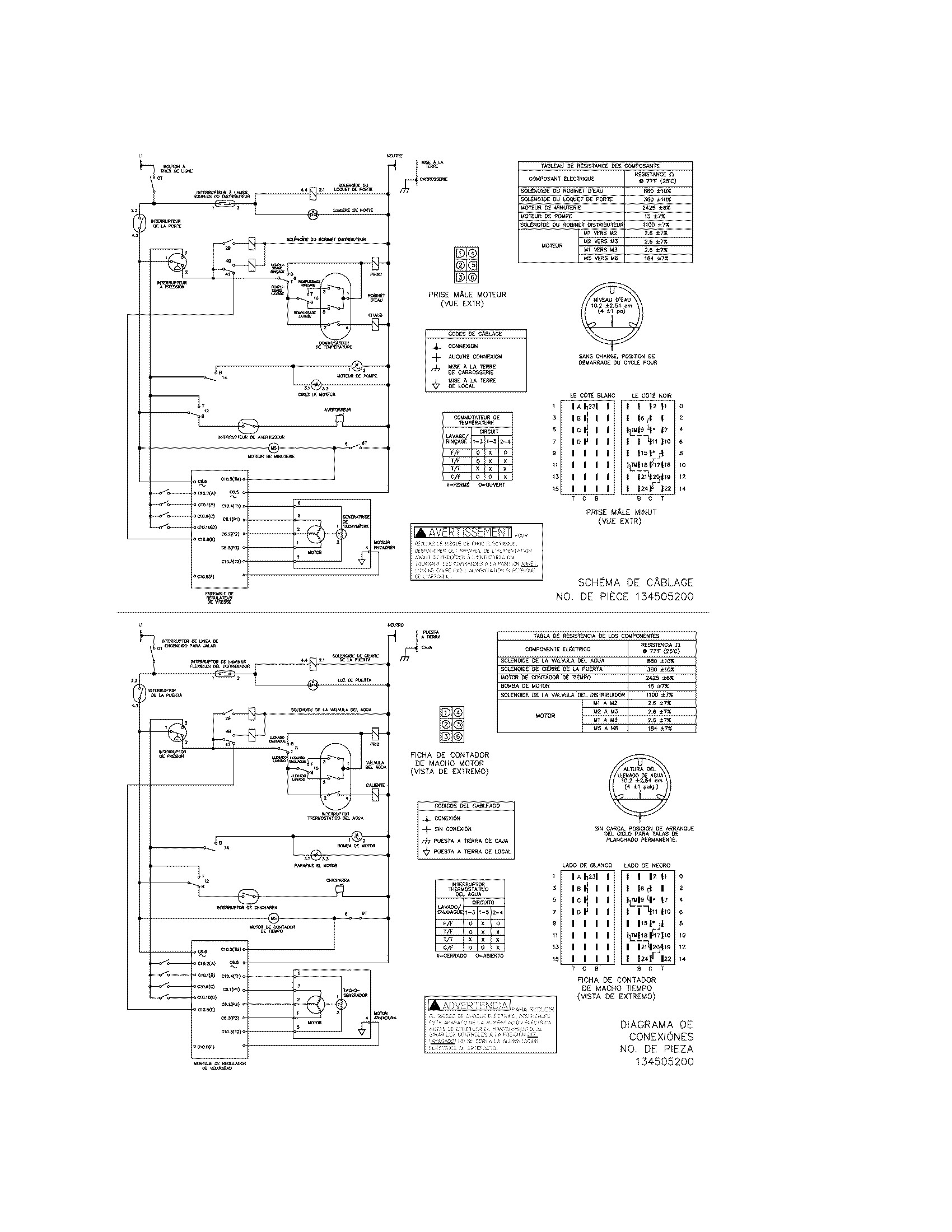 White-Westinghouse WTR430ES0 wiring diagram diagram