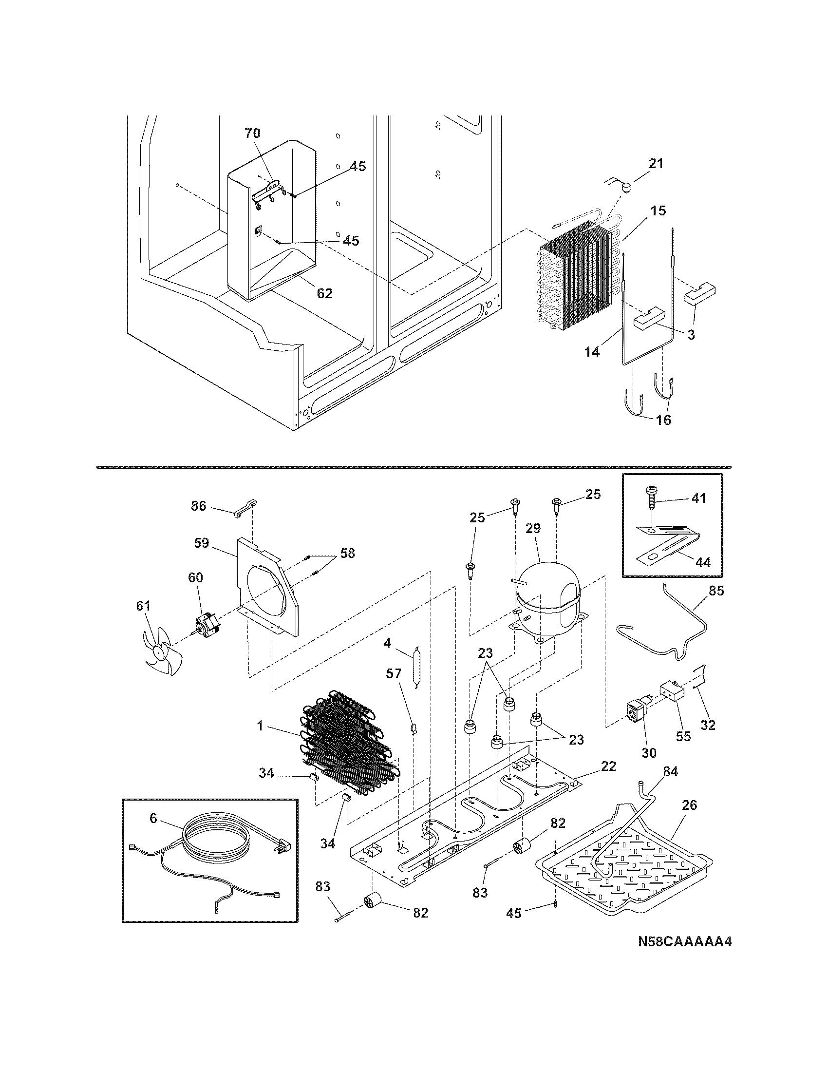 Frigidaire PLHS239ZDBA system diagram