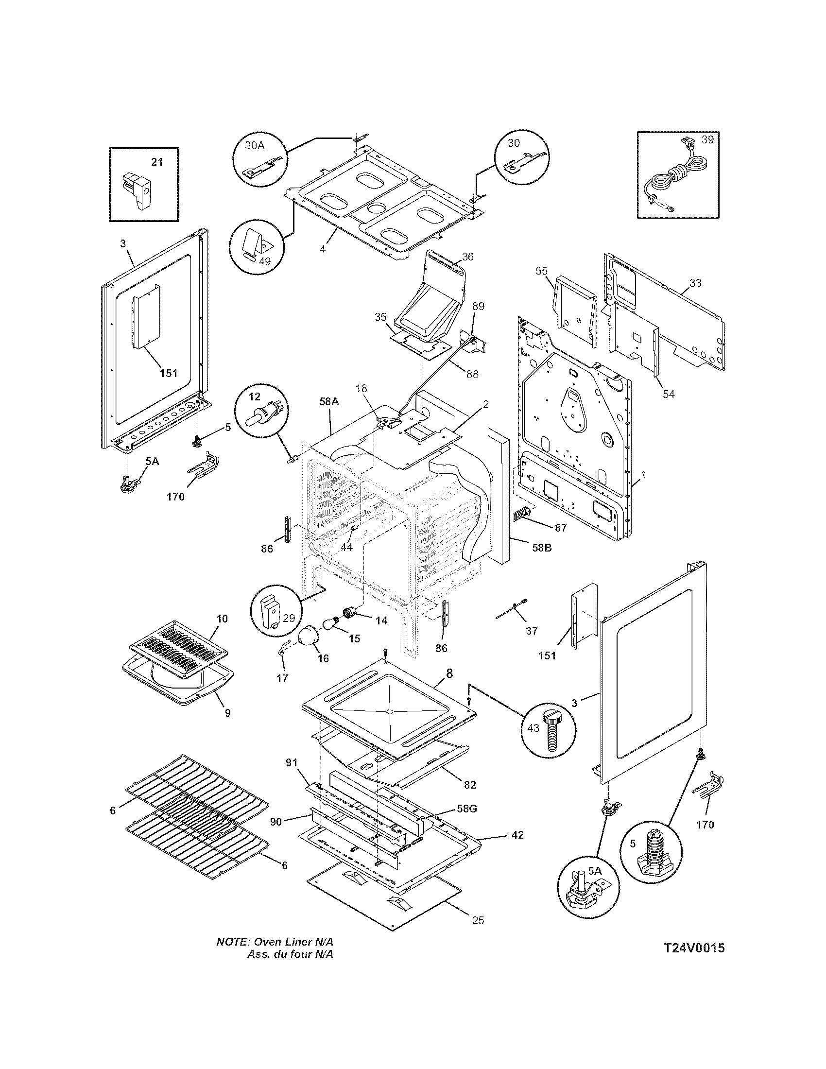 Kenmore 79078614401 body diagram
