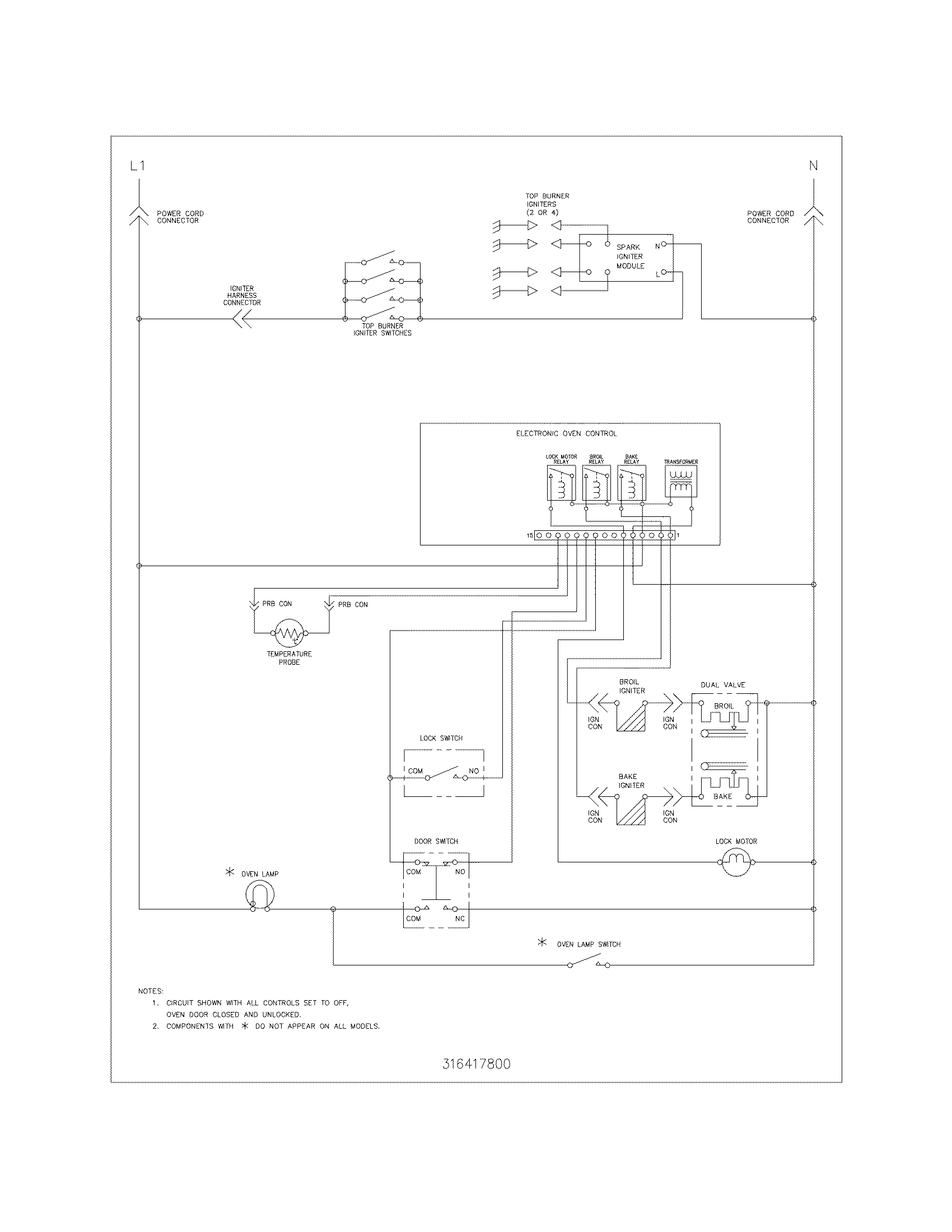 Kenmore 79078579401 wiring schematic diagram
