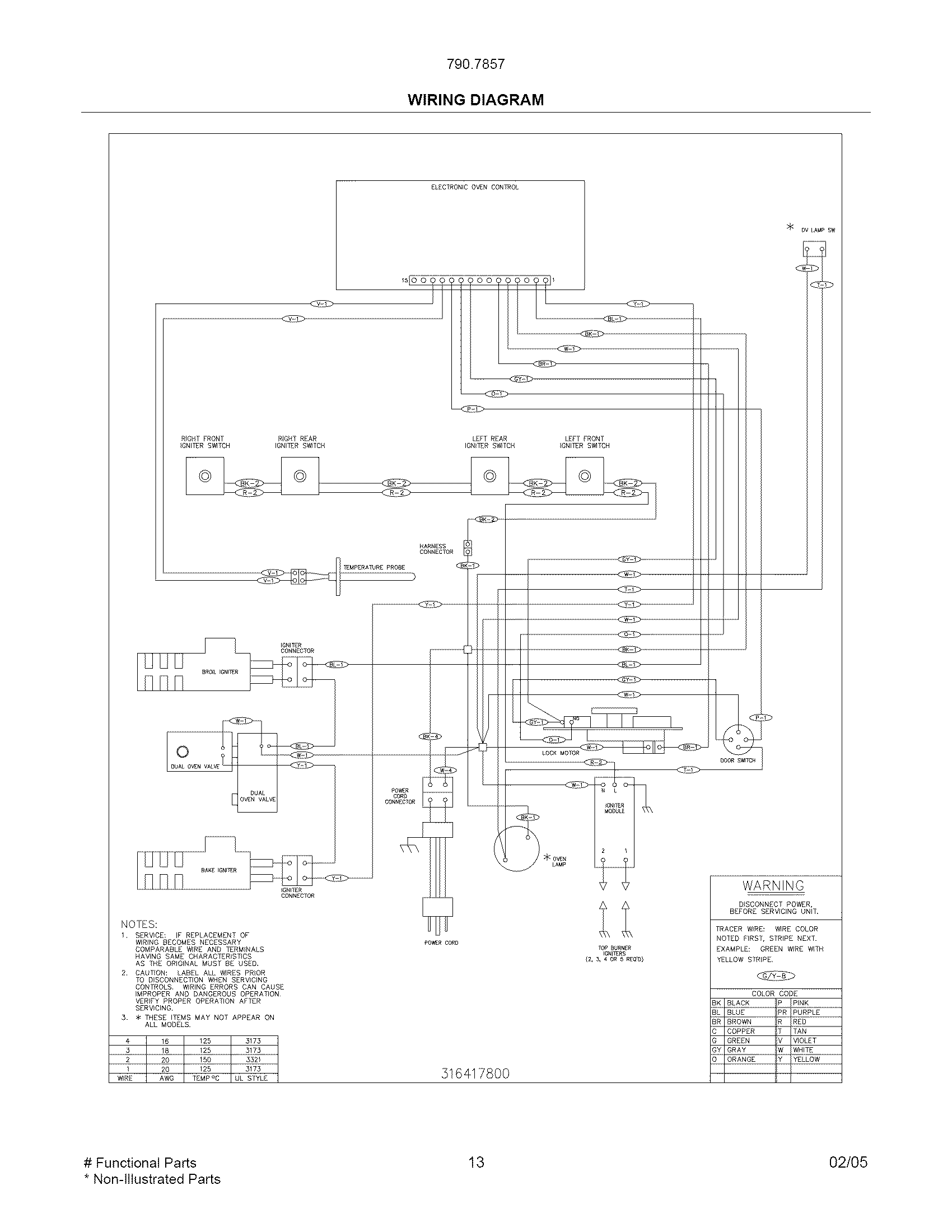 Kenmore 79078579401 wiring diagram diagram