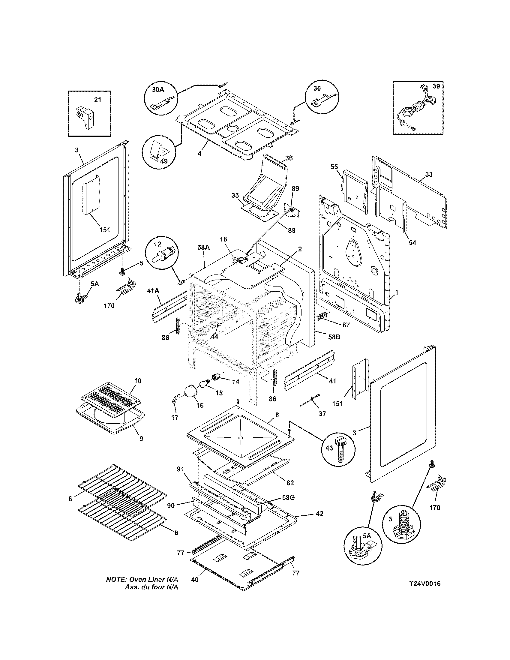 Kenmore 79078694401 body diagram