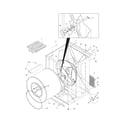 Frigidaire LGQ2152ES0 cabinet/drum diagram