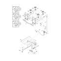 Frigidaire FGF337BCG burner diagram