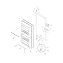 Universal/Multiflex (Frigidaire) CFU17F3AW8 door diagram