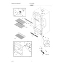 Universal/Multiflex (Frigidaire) CFU17F3AW8 cabinet diagram