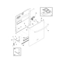 Frigidaire PLD3465REC0 door diagram