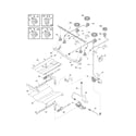 Frigidaire FGS367ESA burner diagram