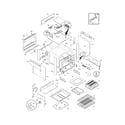 Frigidaire FGS367ESA body diagram