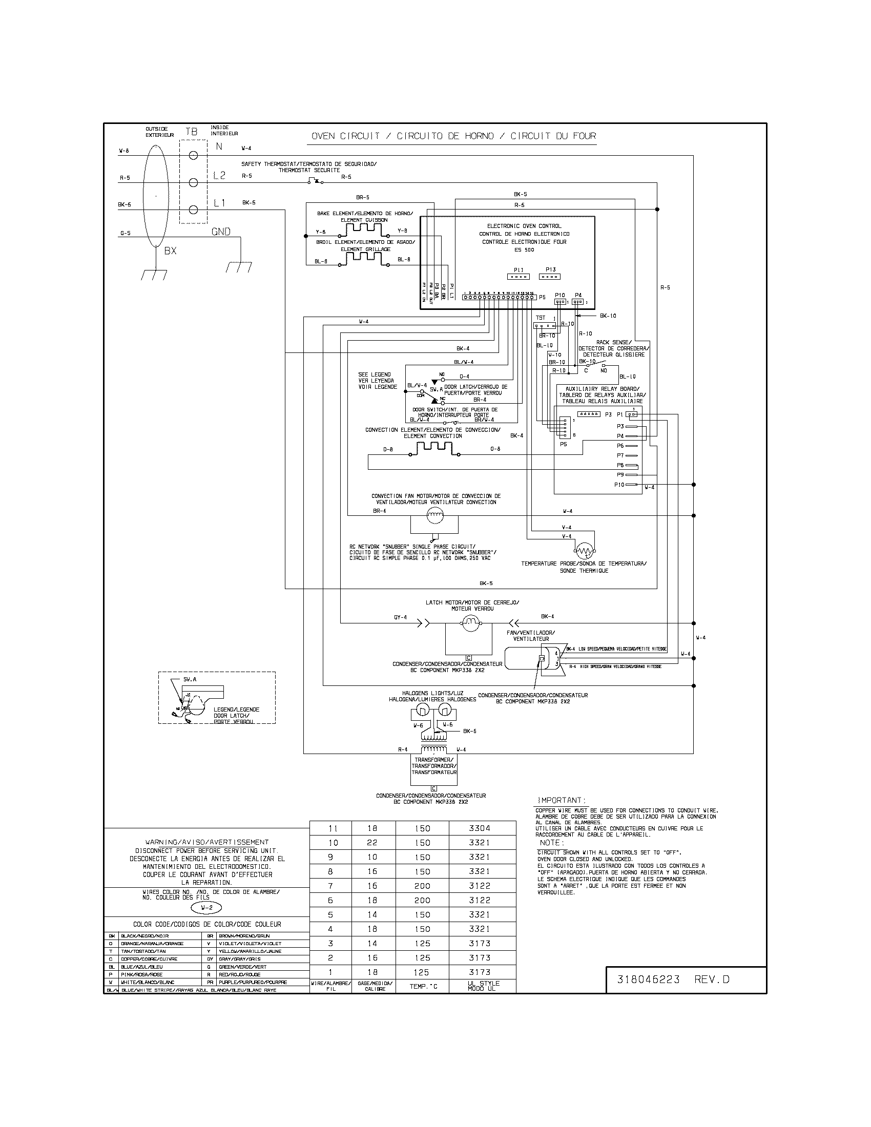 Electrolux E30EW7CESS2 wiring diagram diagram