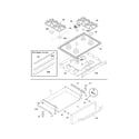 Kenmore 79036673401 top/drawer diagram
