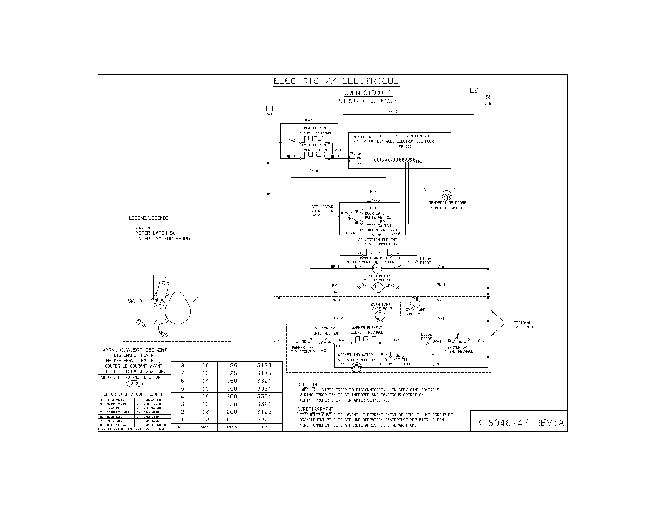 Frigidaire CGLEF384DS3 wiring diagram diagram